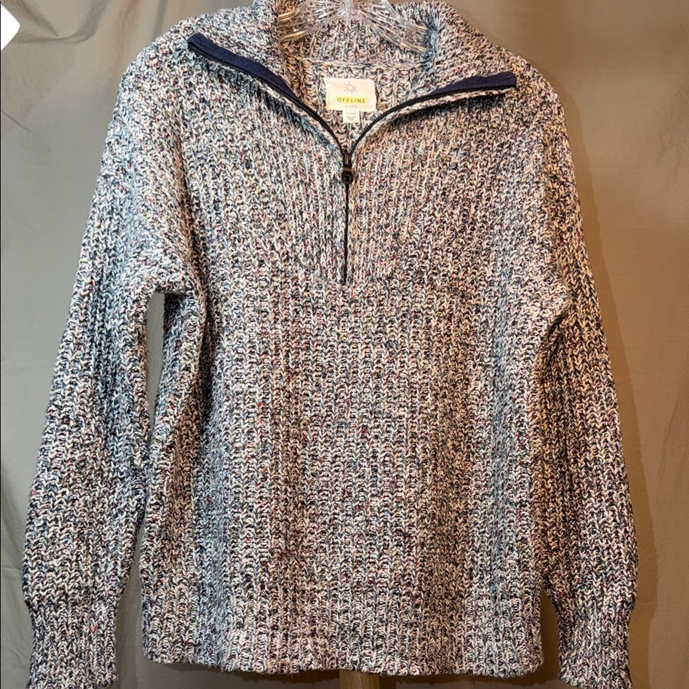 Aerie Offline Multicolor Knit Sweater